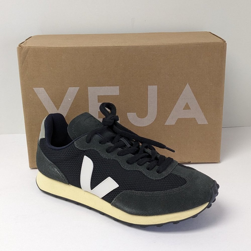 Veja Rio Branco Casual Sneakers, Black, Men's 11 M (EU 44)